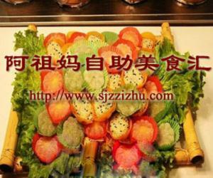 石家庄阿祖妈自助美食汇以韩式烤肉为主，⑴是成都会馆旗下以韩式自助烤肉为特色的自助餐连锁品牌。